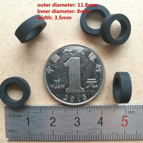 5pcs 11.8mmx8x3.5 Buffer rubber ring Shock absorption rubber pad Waterproof for cassette deck audio tape Stereo player