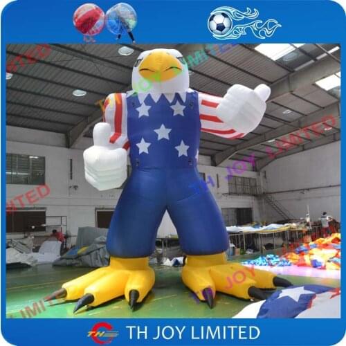 Free shiping giant 6m inflatable american eagle , large outdoor inflatable advertising eagle,giant inflatable hawk