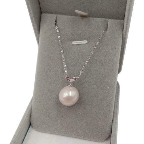 18 inch 925 silver O chain pearl pendant necklace,100% nature freshwater pearl in 14-17 mm big perfect round,AA grade