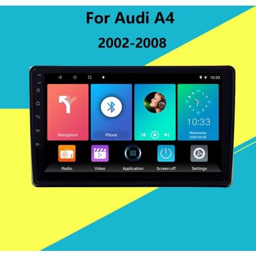 2 Din Android 8.1 CAR GPS Stereo Radio Multimedia player For Audi A4 B6 S4 RS4 B6 B7 SEAT Exeo 2002-2008