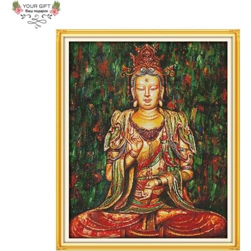 Joy Sunday R607 14CT 11CT Counted and Stamped Home Decor Oil Painting Guany Needlepoints Embroidery Cross Stitch kits