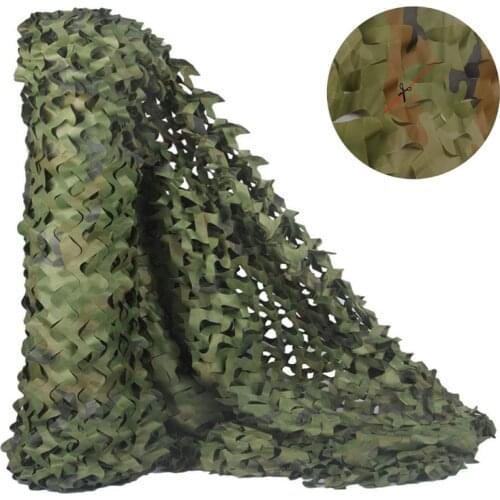 2x3m/2x4m/2x5m/3x4m/3x5m Hunting Military Camouflage Nets Woodland Camo Blinds netting Camping Sun Shelter Garden Car Cover
