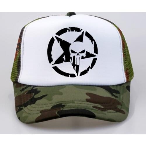 Classic moviePunisher Baseball caps summer Men women Frank Castle hat Casual outdoor Mesh cap snapback hats