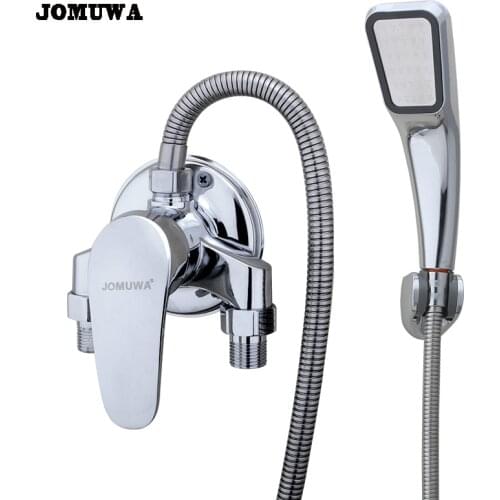 Brass Body Material Bathroom hand shower Toilet taps With shower faucet Contains installation accessories mixer