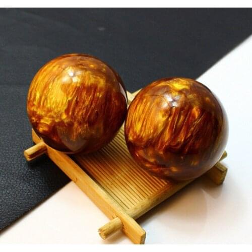 The real golden black coral sea willow healing handball ball 50mm healing us
