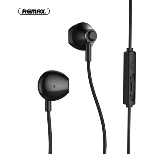 New Arrival Remax 711 Earphone Wired Headset Noise Cancelling Fashion In-Ear Earphone For iPhone Xiaomi Mobile phone PS4