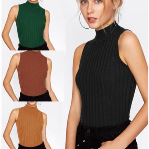 New Elegant Fashion Women Ladies Summer Autumn Casual Sleeveless Tight Tops Vest