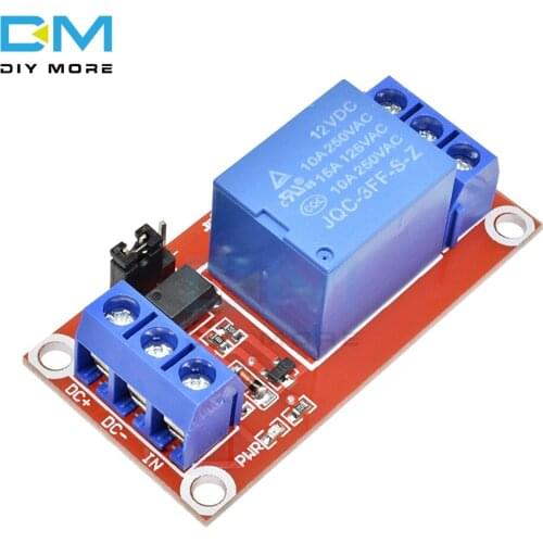 One 1 Channel 12V Relay Module Board Shield With Optocoupler Support High And Low Level Trigger Power Supply Module For Arduino