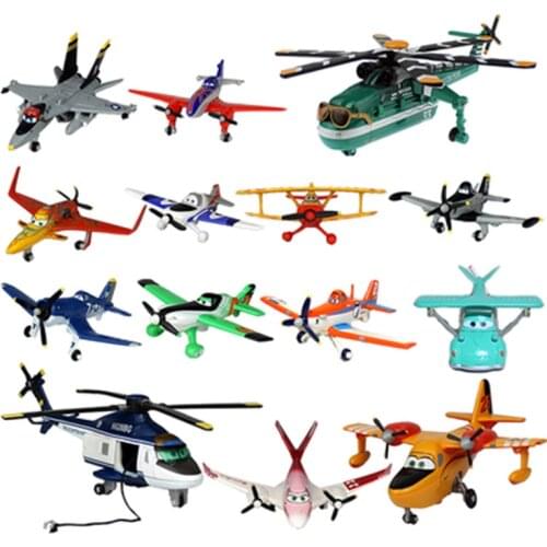 Original Disney Pixar Planes Dusty Crophopper El Chupacabra Skipper Skipper Ripslinger Metal Diecast Model Plane Toy for Boy