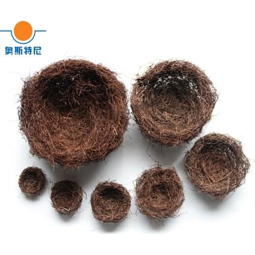 3pcs Hand-made rattan weaving birds nest for
