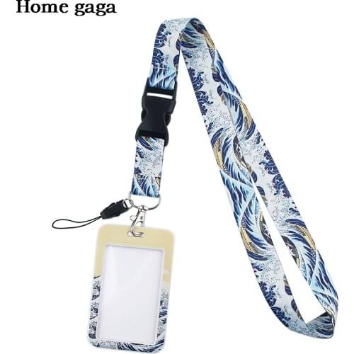 DB382 Homegaga Oil Painting Art Key Chain Straps Ribbons Neck Strap for Phone Buttons ID Card Cartoon Lanyards