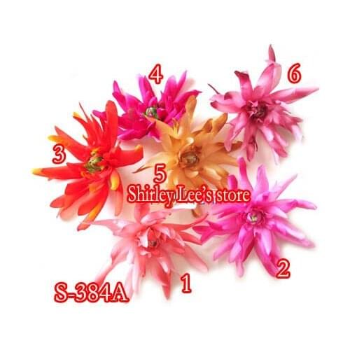SPECIAL OFFER! ! 120 X BIG SILK FLOWER HEAD(13CM) FOR HAT DECORATION ETC,DIY YOUR OWN CRAFTS,Mix 6 Colors