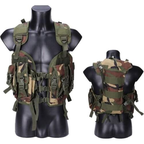 Tactical Gear 97 Seal Molle Vest Men Hunting Vest With Kettle Bag Camouflage Military Airsoft Paintball Body Armor