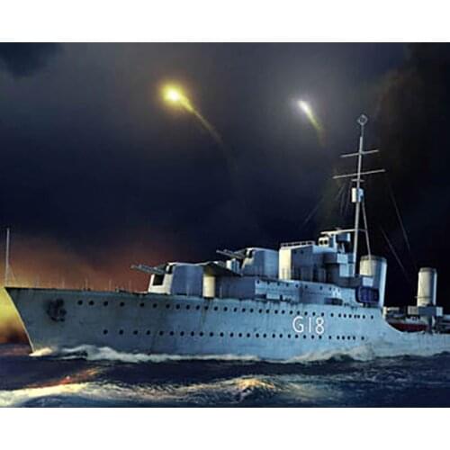 Trumpeter 05332 1/350 HMS Zulu Destroyer 1941 Ship Plastic Model Warship Kit TH06585-SMT6