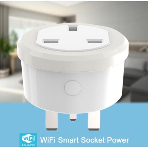 WiFi UK Smart Plug Remote Control 2.4GHz One-key Connect Plug and Play for Smart Home NK-Shopping