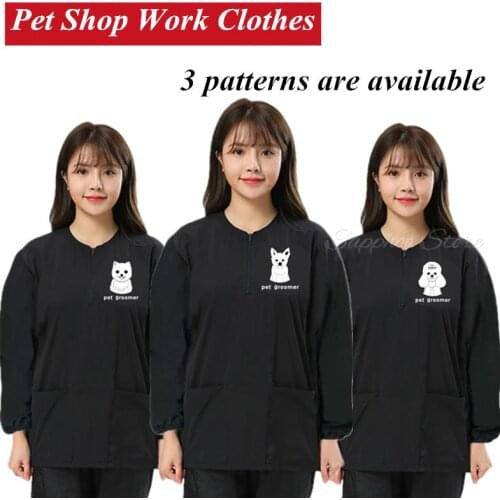 Pet Shop Uniform Waterproof Pet Grooming Apron Beautician Clothes Bath Uniform For Outdoor Salon Home S/M/L/XL/2XL/3XL G0302