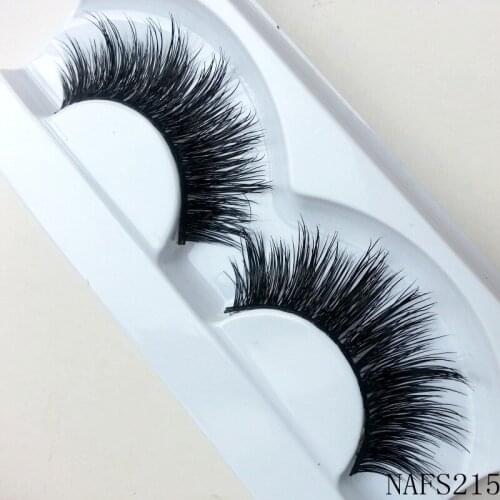 Ups free shipping 300pairs Eyelashes 3D Silk Eyelashes Hand Made Natural Long Faux Mink Lashes Vegan Cruelty Free False Lashes