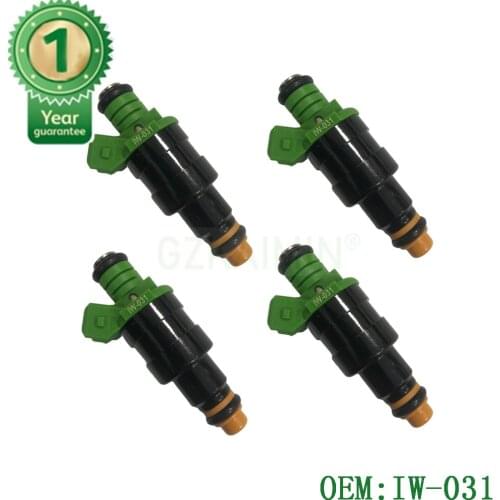 HIGH QUALITY SET 4PCS FUEL INJECTOR NOZZLE NIETTORE FOR WEBER MARELLI OEM IW031 IW-031 MASERATI FOR LANCIA FOR FIAT K-M