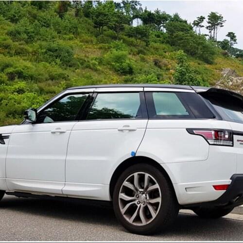 1 Set Windows Chrome Vent Visors Rain Guard Sun Shield Deflectors For Land Rover Range Rover Sport 2014-2019