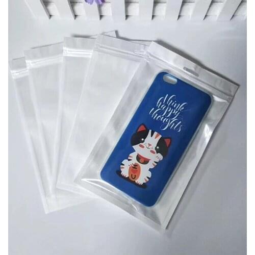 500pcs 16*24cm Resealable clear white plastic bas Cookie/grocery/Electronic accessories/gifts/Jewelry/Craft Packaging Bags Pouch