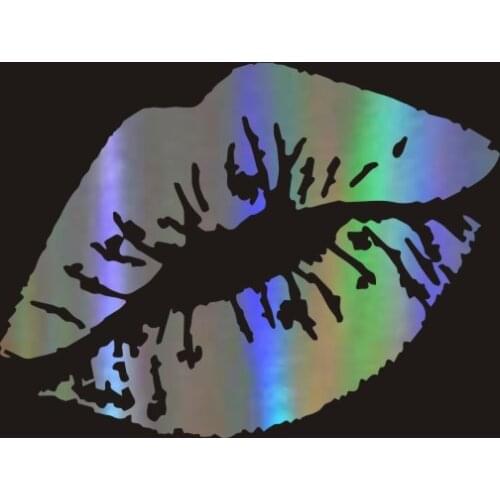 7*10cm Sexy lips Car Sticker 3D Car Bumper Stickers and Decals Car Styling Decoration Door Body Window Vinyl Sticker Accessories