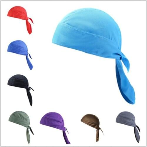 Outdoor Quick Dry Cycling Cap Pirate Hat Head Scarf Riding Running Bandana Headscarf Bike MTB Men Breathable Hood Headband