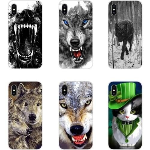 For HTC One U11 U12 X9 M7 M8 A9 M9 M10 E9 Plus Desire 630 530 626 628 816 820 830 Cat Wolf Animal Accessories Phone Shell Covers