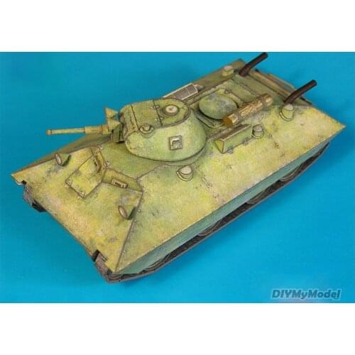 DIYMyModeI Soviet Union bt-sv light tank DIY Handcraft Paper Model KIT Handmade Toy Puzzles Gift Movie props