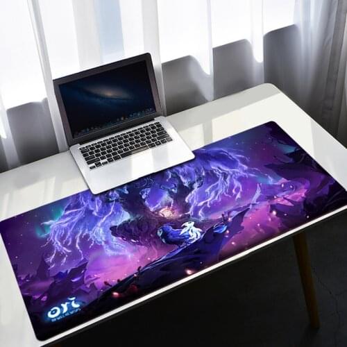 Gamer Mousepad For Ori Cute Mouse Office Carpet And MatsKeyboard Pad Xxl Computer Desk Anime Mat Accessory Pc Black Mouse Pad