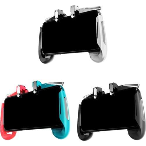 AK16 Mobile Phone Game Controller for PUBG Gaming Joystick Gamepad Trigger Fire Button L1R1 Shooter Stretchable for Android IOS