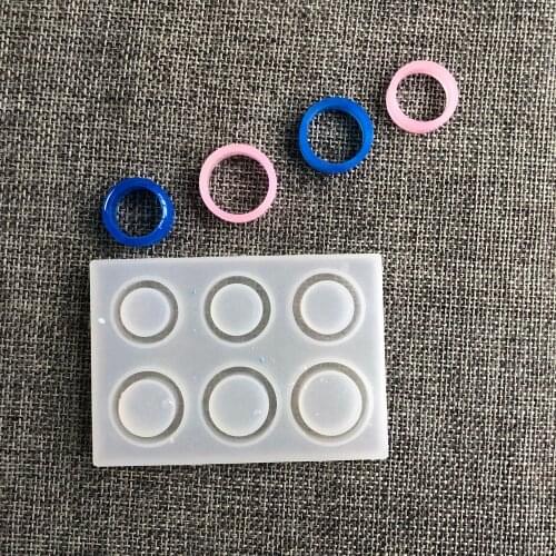 DIY tool Crafts epoxy resin molds Finger Ring Silicone Mold Resin Mould for jewelry