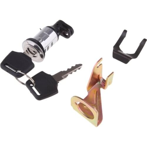 Motorcycle E-bike Scooter Lock Set For Power Seat Trunk With 2 Keys