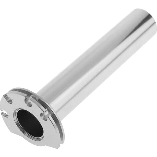 7/8" Metal Handlebar Handle Bar Grip Silver For Kawasaki Suzuki Yamaha