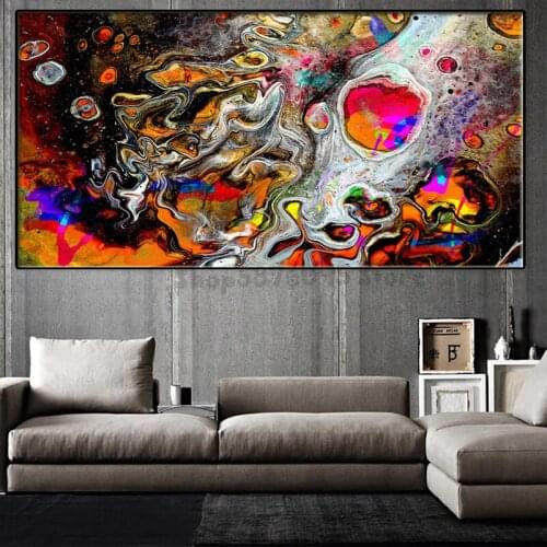 Full Square Round Diamond Painting Abstract Art 3d Diamond Embroidery Colored Sea Beach Pattern Rhinestone Home Art TT5596