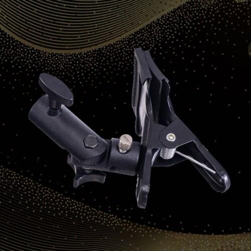 Reflector Clip E-shape Clamp Light Stands Attachment for Background Reflector K1AB