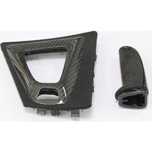 Replacement F80 Handbrake and Gear Frame for BMW M Series F80 M3 F82 F83 M4 Carbon Fiber Controler Parking Handbrake Part Trims