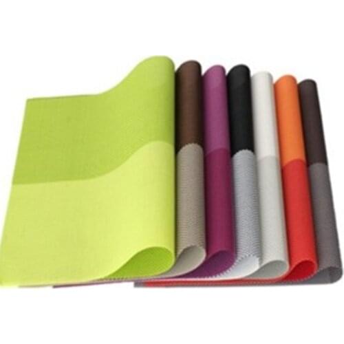 Modern Creative Fashion Placemat PVC Table Mat, Tianzi Grid Plate Mat, Bowl Mat, Dining Room Accessories