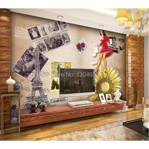 Custom european-style wallpaper Marilyn Monroe for the sitting room the bedroom TV setting wall vinyl which papel DE parede