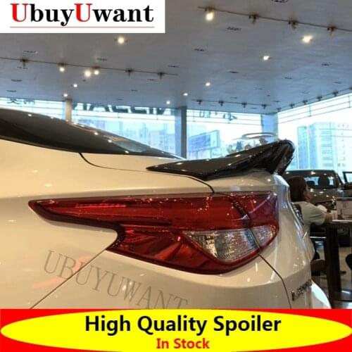 Fit For Nissan Bluebird LANNIA 2014-2019 ABS / Carbon Fiber Exterior Rear Spoiler Tail Trunk Boot Wing Decoration Car Styling