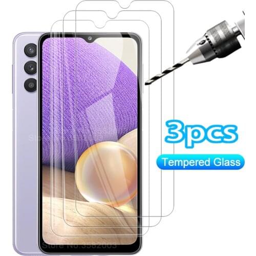 3Pcs Protective Glass For Samsung Galaxy A32 Screen Protector For Samsung A 32 Tempered glass For Samsung A32 6.5'' SM-A326B