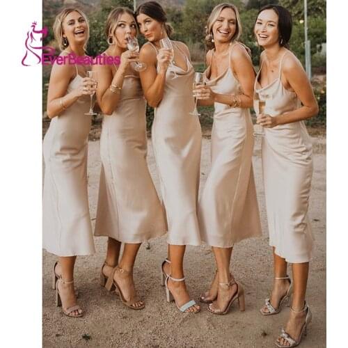 Robe De Soiree De Mariage свадебное платье 2021 Mermaid Satin Bridesmaid Dresses Vestidos De Fiesta Largos Elegantes De Gala