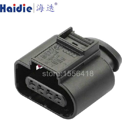 Free shipping 2sets 4pin VW auto 1.5mm Booster Pressure Oxygen Sensor Plug 8K0 973 704 electrical connector 8K0973704