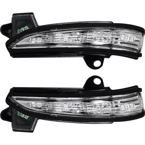 2PCS Car Rearview Mirror Light U.S Side Lamp Turn Signal Light for Ford Mondeo Fusion 2013-2020