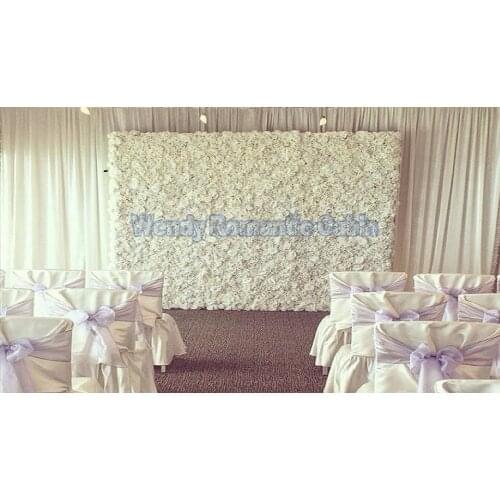 3.2M x 2.4M White wedding flower wall flower backdrop Wedding decoration