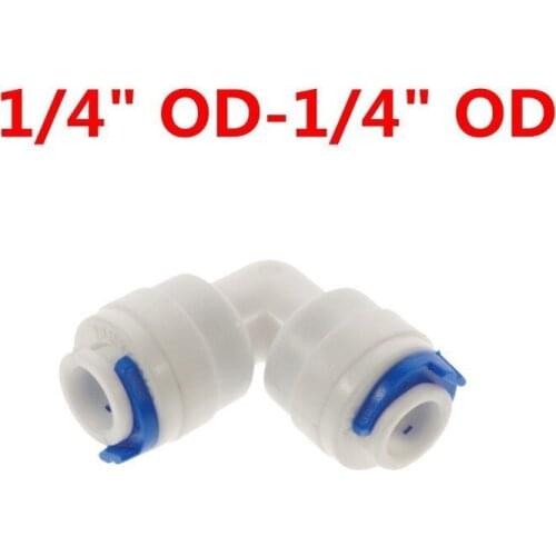 3 Pieces 1/4" OD Tube - 1/4" OD Tube Quick Connect Elbow Male BSP Pipe RO Water System Without trouble Of Nut