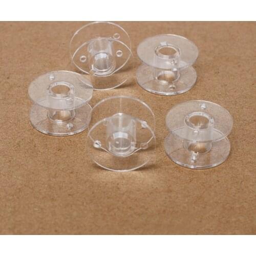 5pcs/lot Plastic Household Sewing Machine Bobbins High Quality Thread Core Embroidery Machine DIY Sewing Tools 20.4mm*11.5mm
