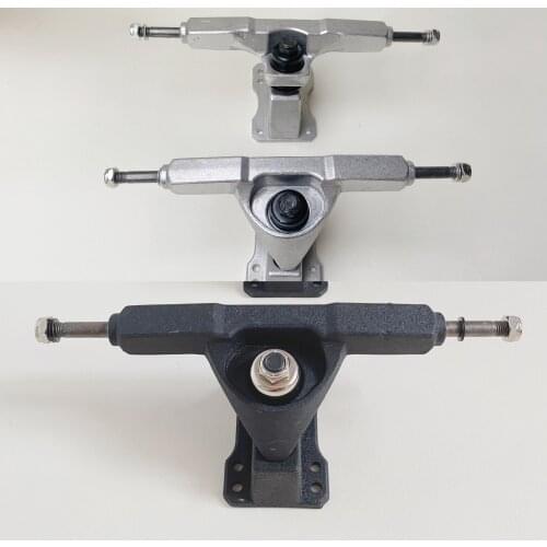 6.25inch black silver surf skateboard trucks surf skate skateboard truck longboard truck fish board long board steering bra