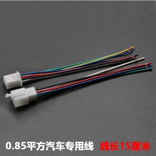 Dj7061a-2.8-11/21 6p automobile connector connector 6030-6991 6040-6111 with 15CM wire