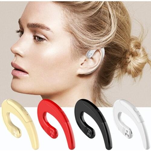 Bluetooth Headphone Exquisite Earphone Hook earbuds Headset HBQ Wireless Handsfree Bone Conduction Earphones Headphones with Mic