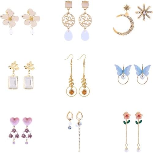 Boehamia Ethnic New Arrival Drop Earring For Women Multi-style Simple Design Earring Charming Date Gift Jewelry Handma
